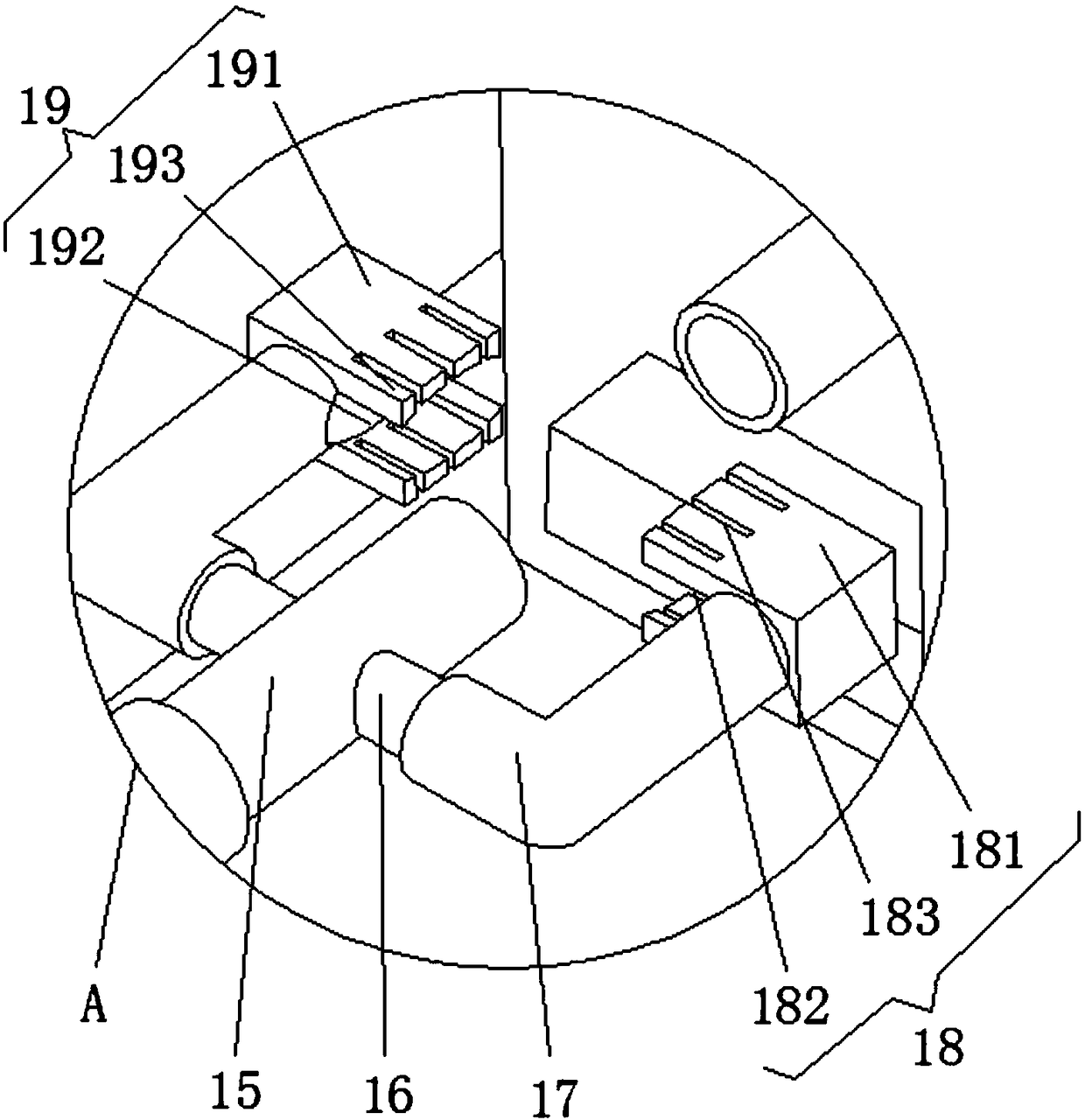 Wire stripping device for waste cable