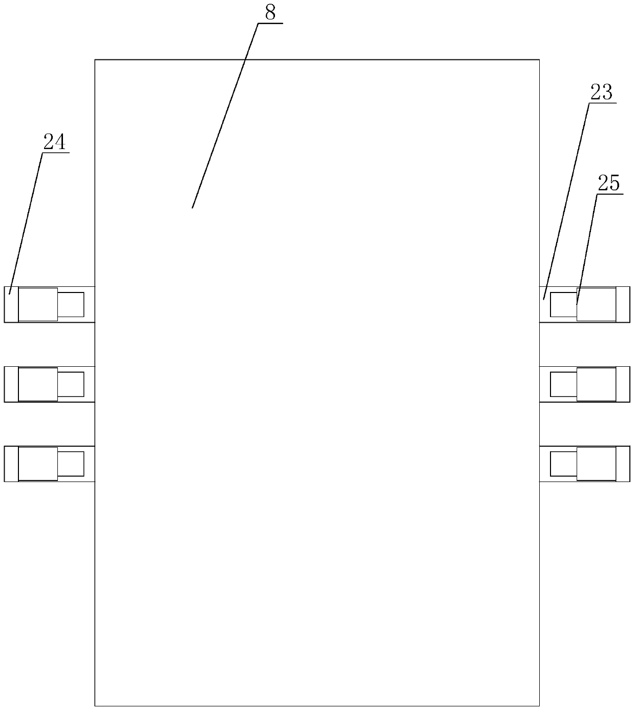 A multi-point adaptive jacking device for steel box girder