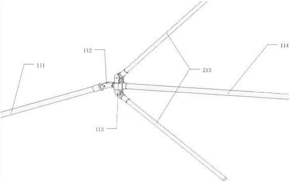 Deployable parabolic cylindrical antenna based on tension structure