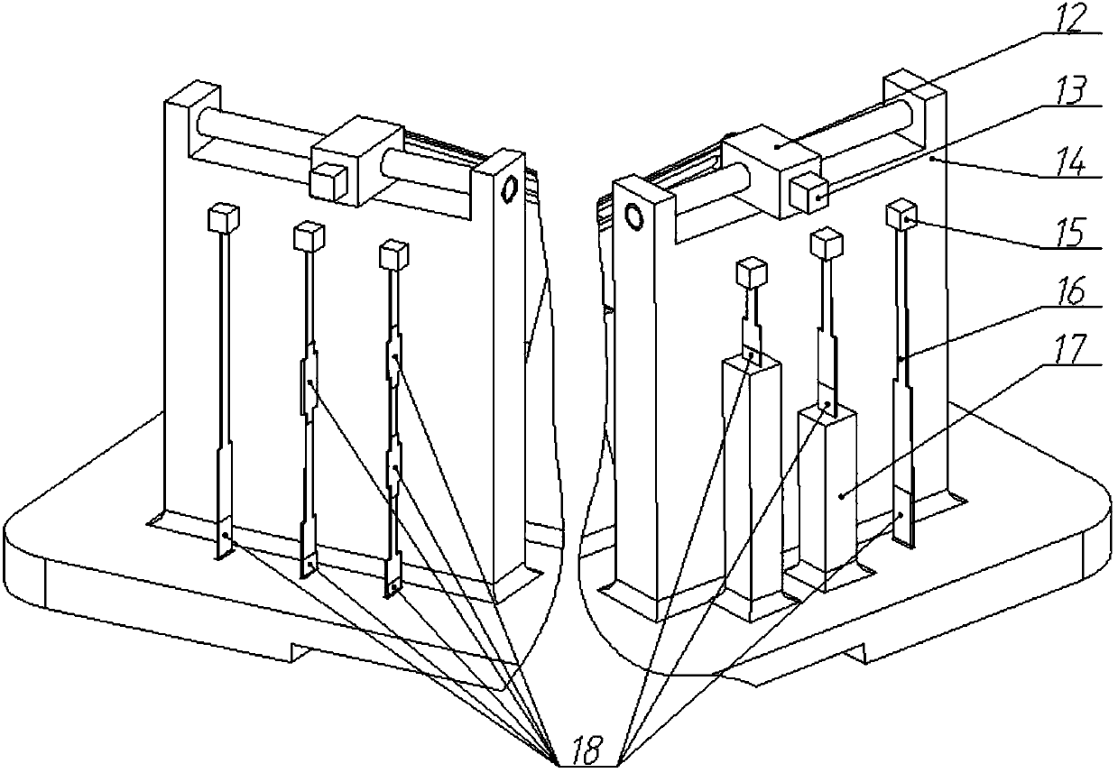 Wide-frequency-band wind-induced vibration piezoelectric power generation device