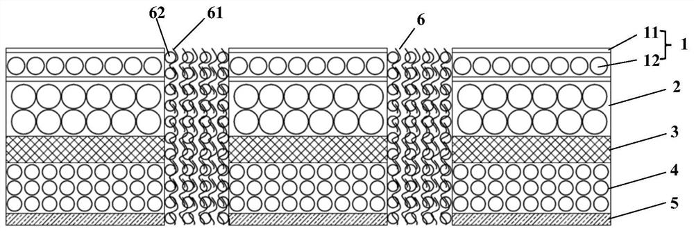 Composite absorption structure