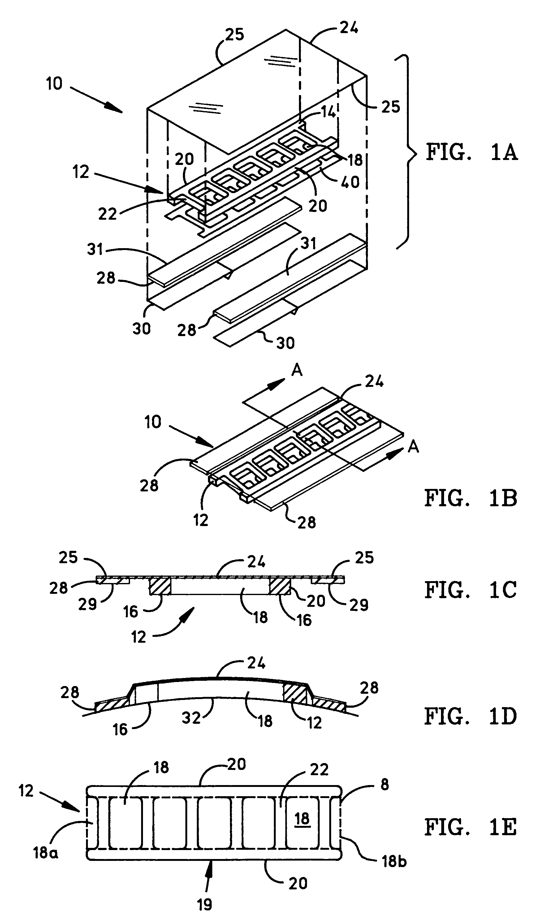 Minimal contact treatment device