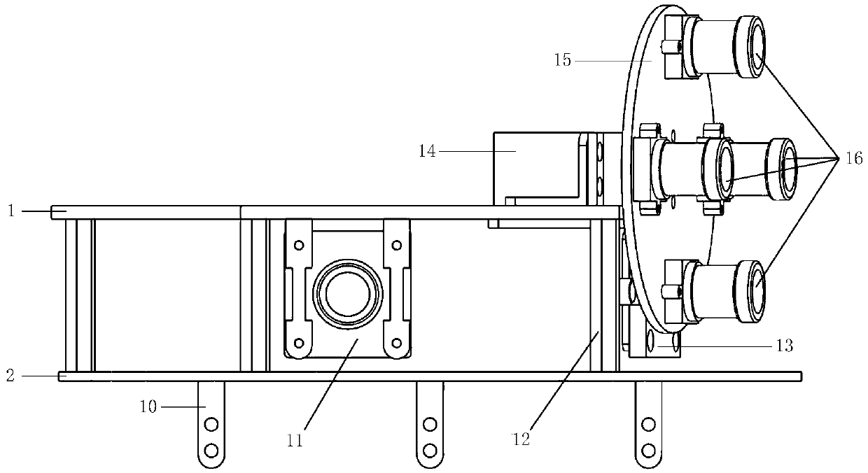 Resolution-transforming type eagle eye-mimic visual imaging device and imaging method thereof