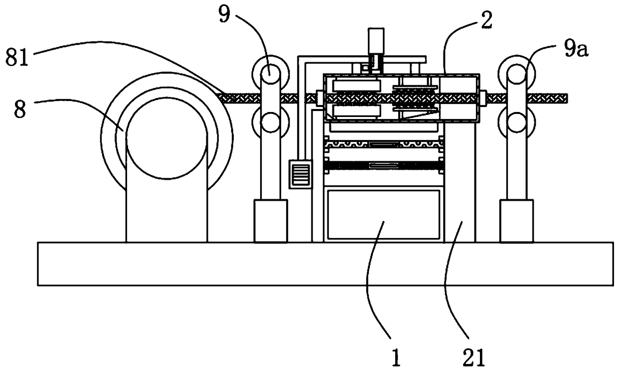 Coiled material uncoiling feeder