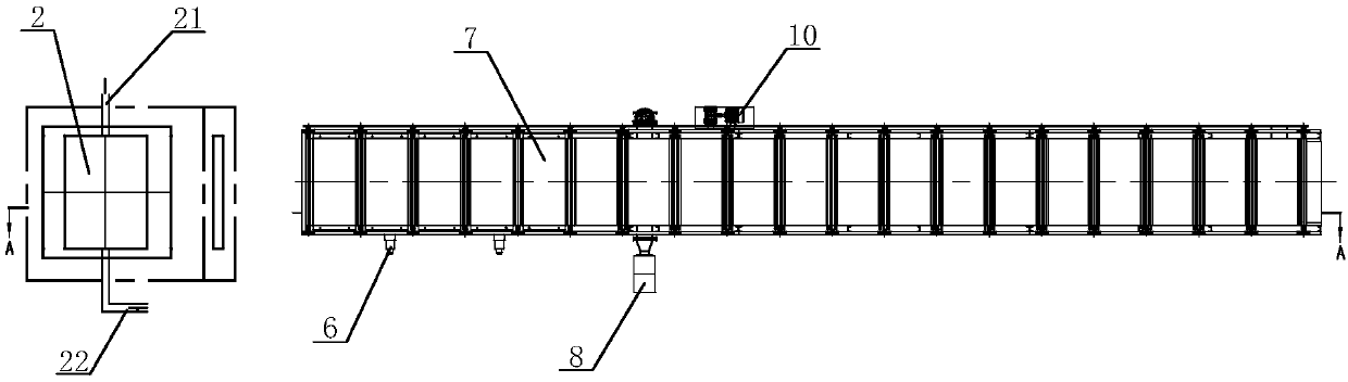 A complete set of intelligent fire baking paper drying equipment