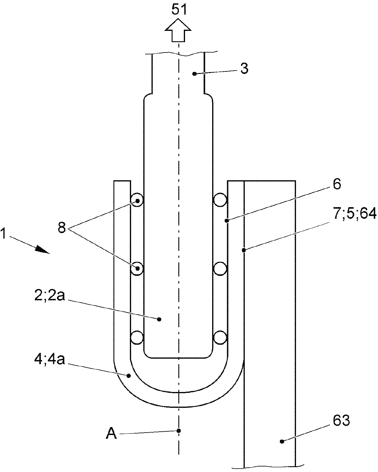 Connection coupling for the provision of electrical energy, storage system and motor vehicle with connection coupling