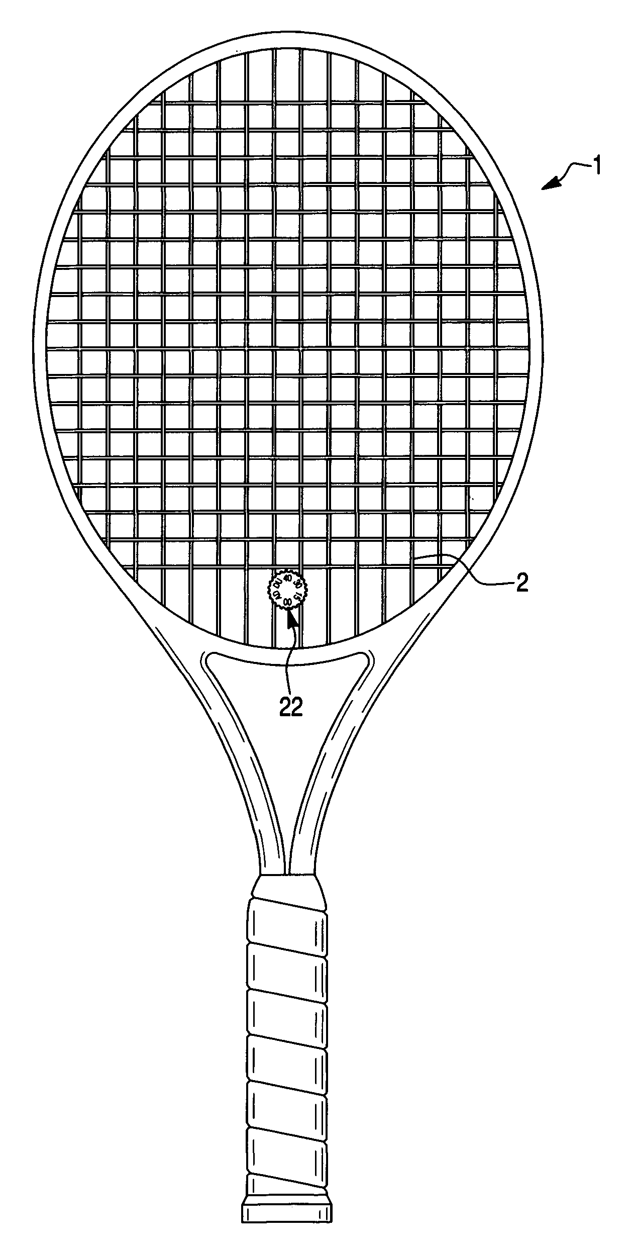 Racquet Sport Score Keeper and Vibration Damper