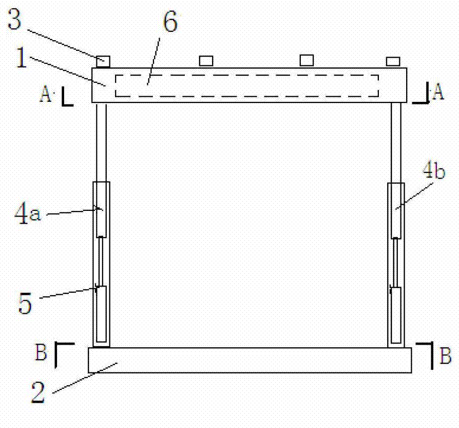 Driving face self-moving temporary support hydraulic support and support method thereof