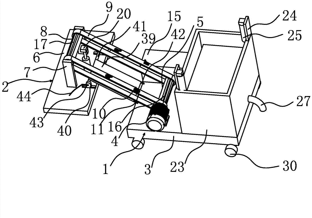 High-rise ceramic tile transportation system