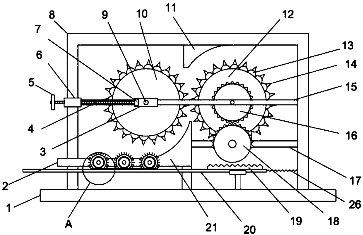 Meat block tumbling device for meat processing