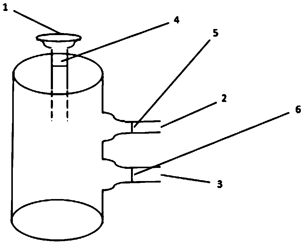 Device and method for measuring haze main components by using optical fiber active inner cavity method