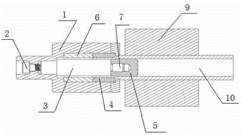 Universal round tube necking and flaring forming tool