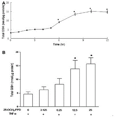 Anti-hepatic fibrosis medical application of dammarane type sapogenin