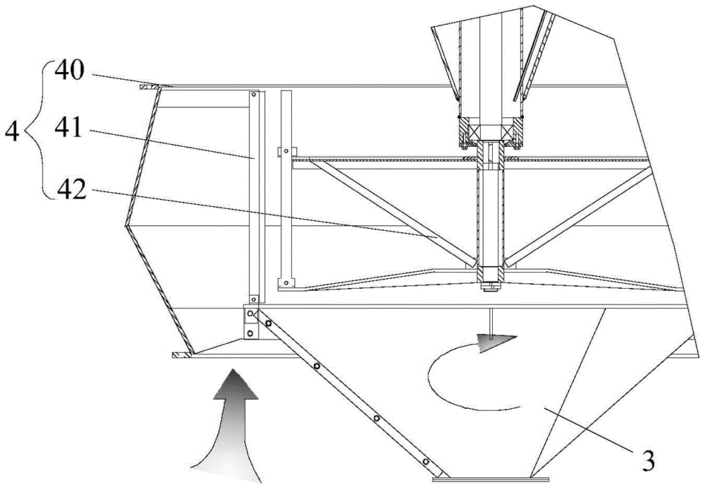 A high-efficiency powder removal and separation device for machine-made sand for construction