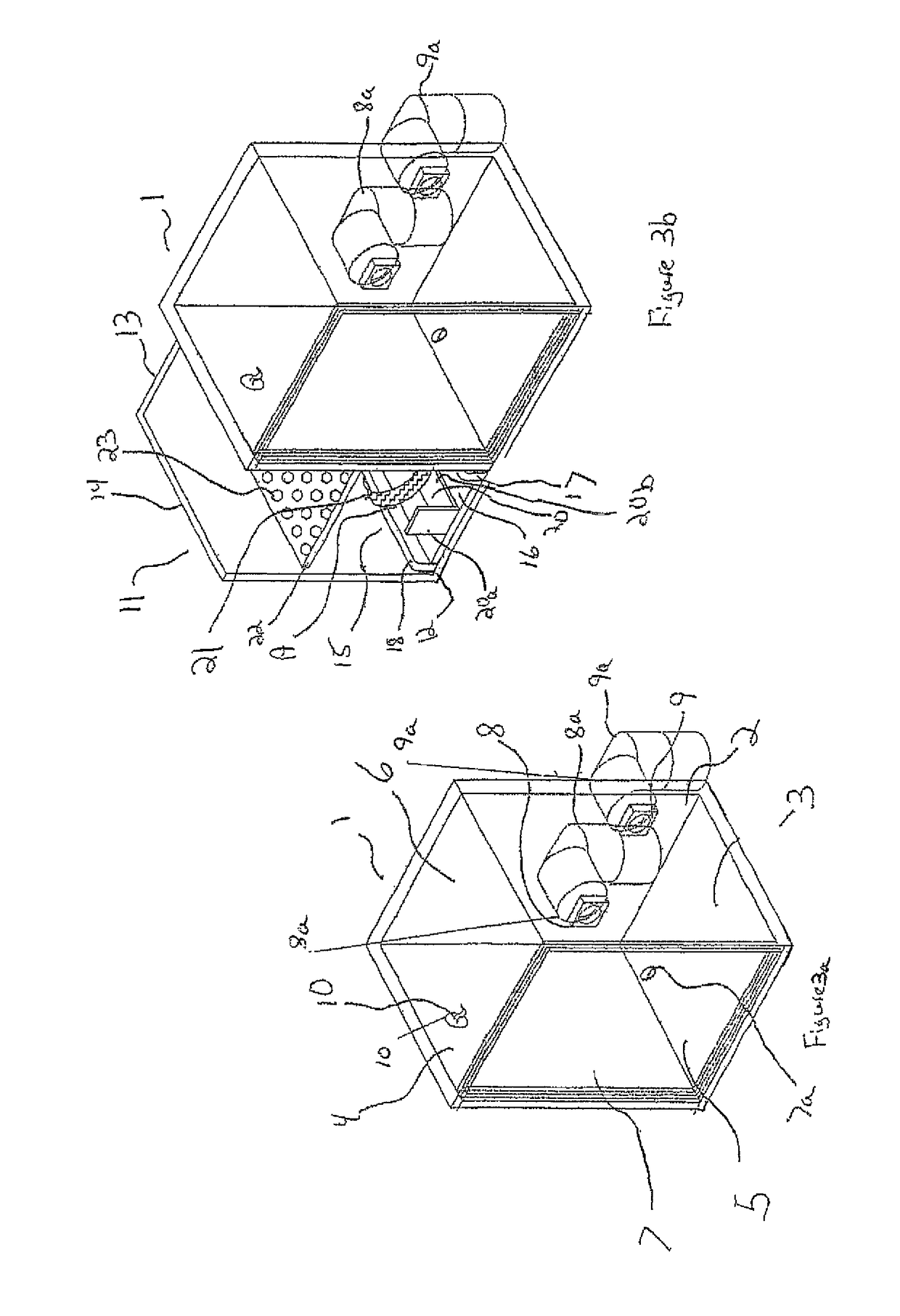 Sealed and ventilated receptacle