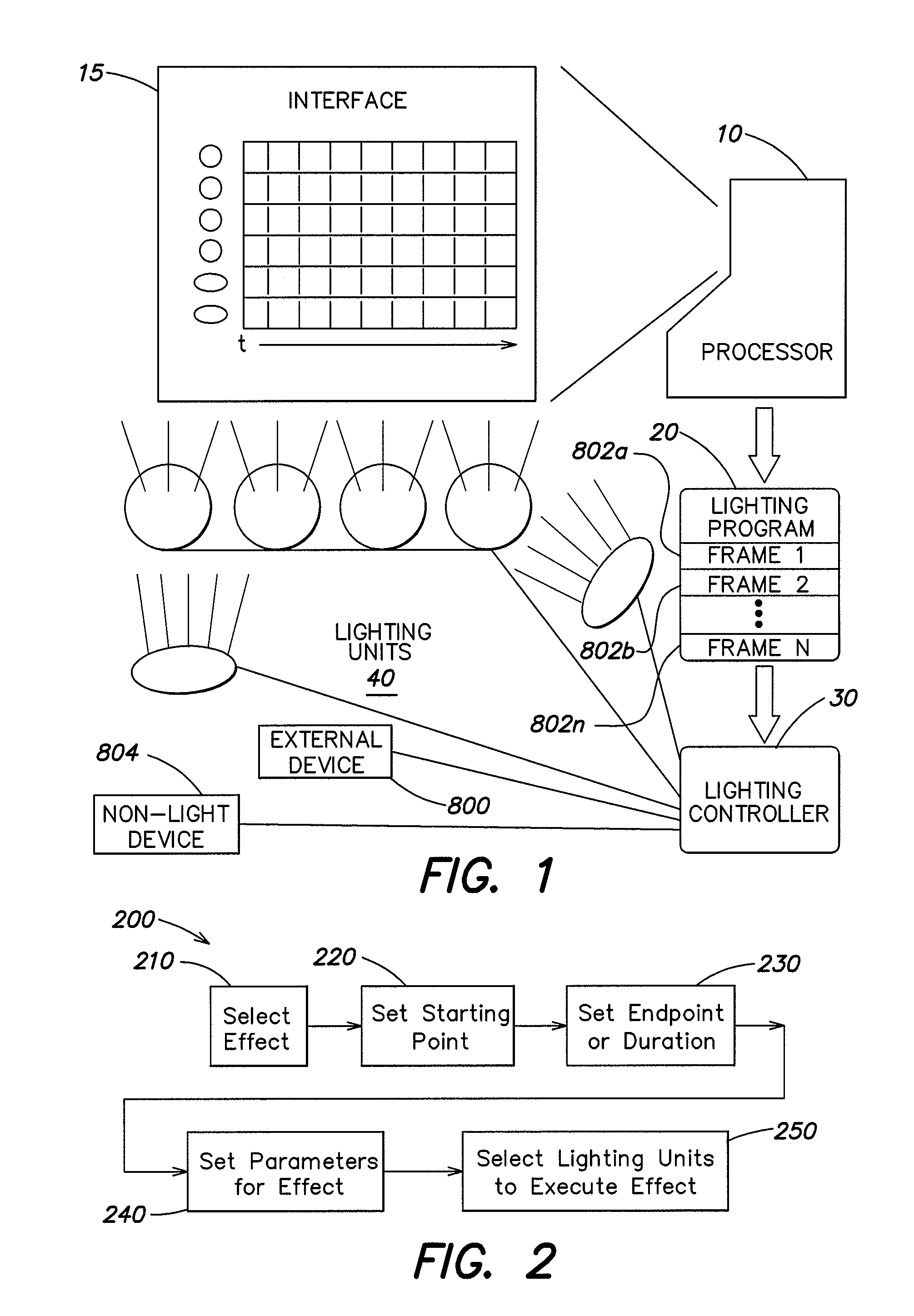 Method and apparatus for authoring and playing back lighting sequences