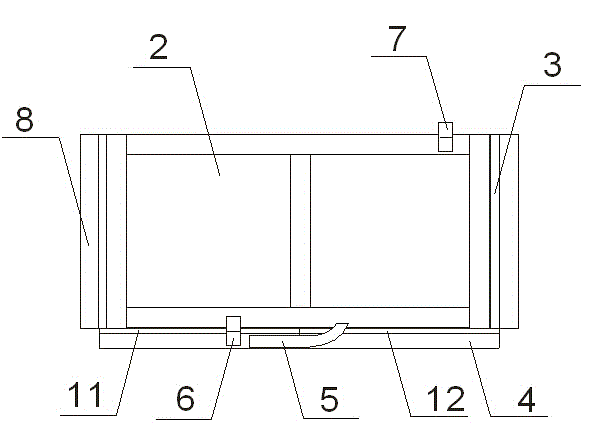 Waste box for sheet metal parts