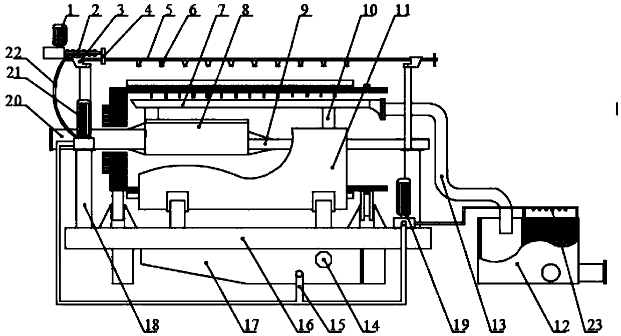 Algae water treatment method and separation and filtration equipment