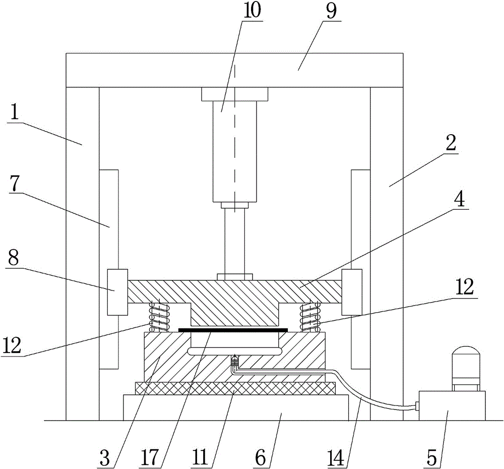 Die-cutting mold for easy-tear film on polypropylene infusion bag