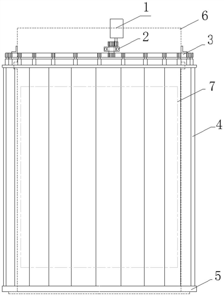 A nuclear reactor thermal insulation device capable of heat radiation and heat dissipation