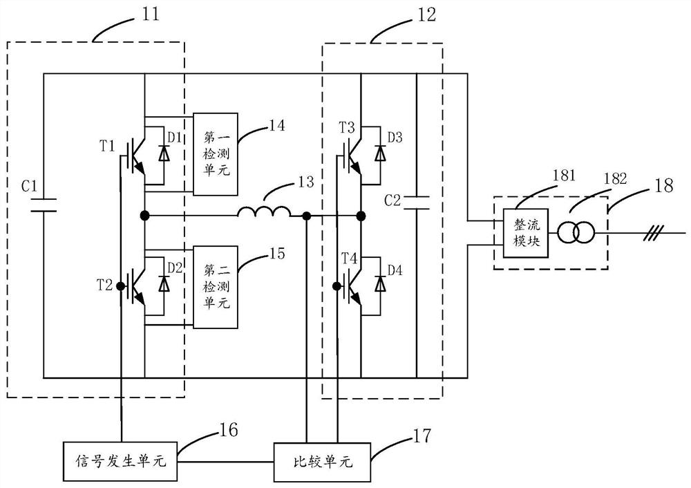 Power cycle acceleration test device and control method of mmc sub-module