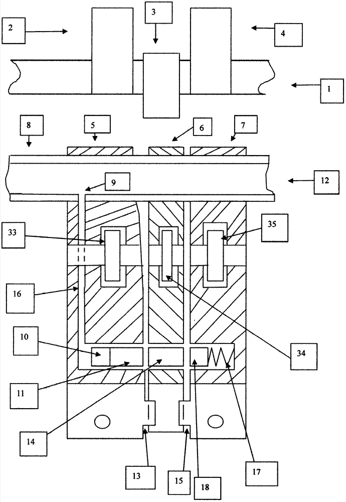 Variable circulation low-resistance control system for automobile engine