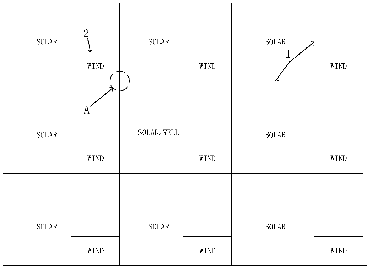 A sand-fixing greening system