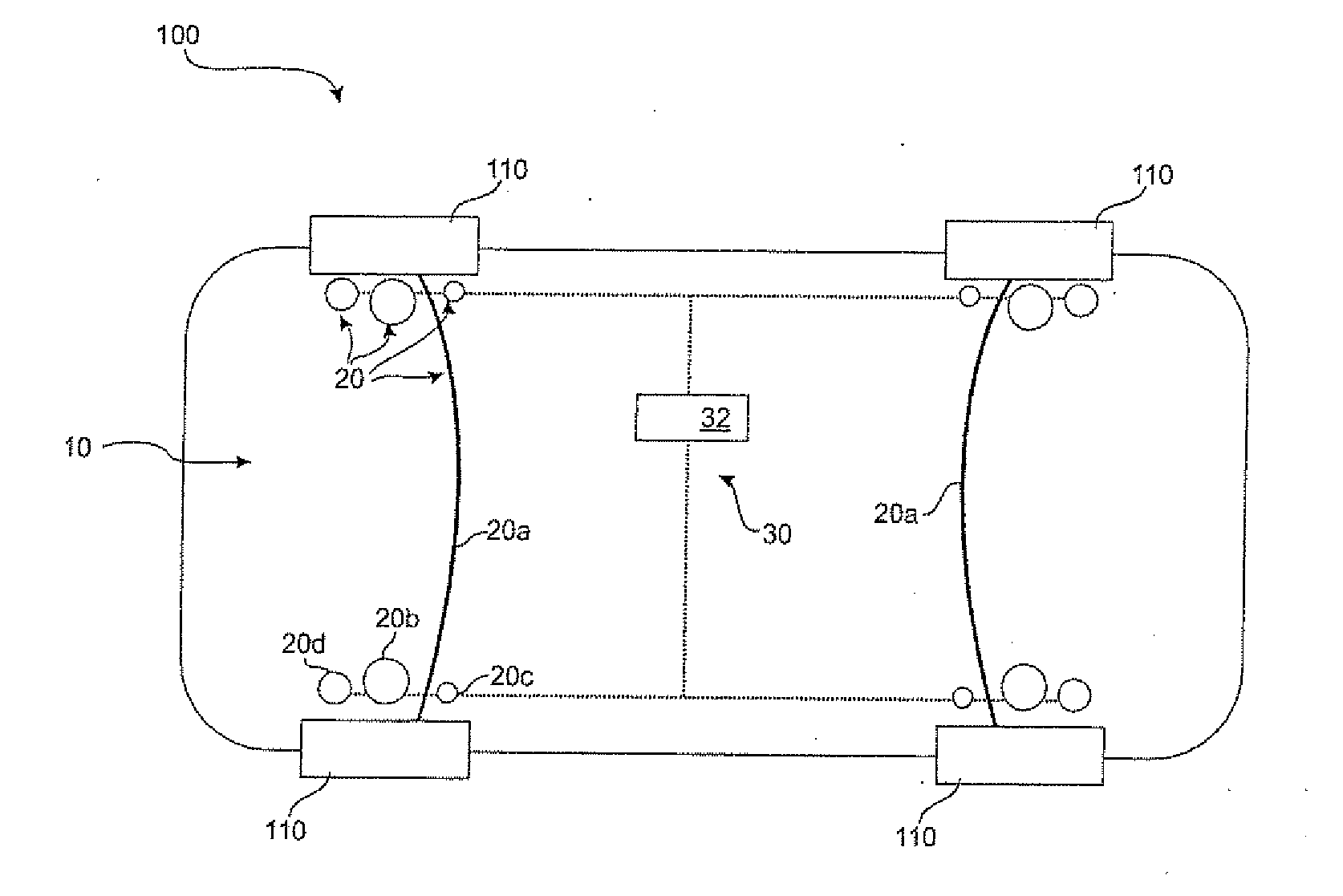 Method for controlling a vertical control system of a vehicle