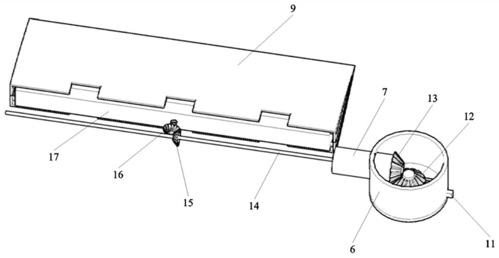 Retractable fin stabilizer for unmanned boat, control system and control method