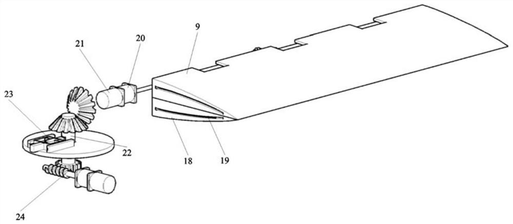 Retractable fin stabilizer for unmanned boat, control system and control method