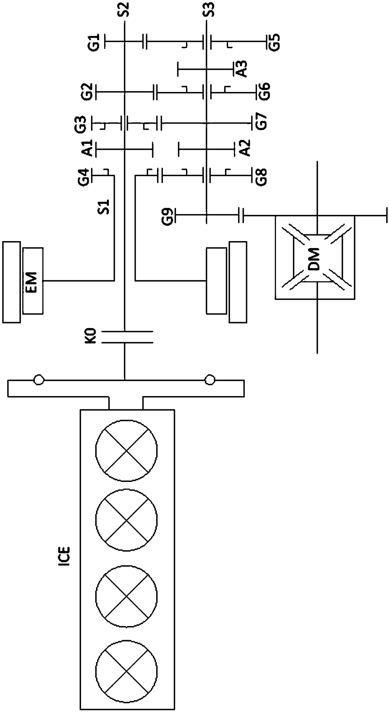 Hybrid power system and hybrid vehicle