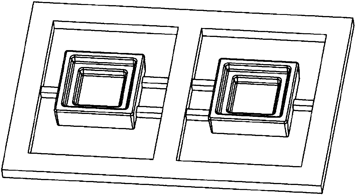 Method for manufacturing different directions of surface metal circuits on small insulator