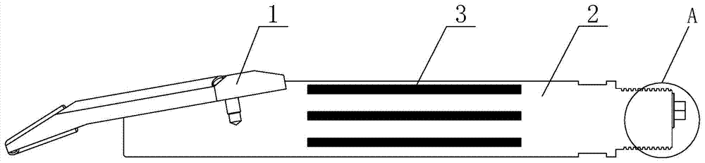 Probe cabin sealing structure of trenchless guide drill