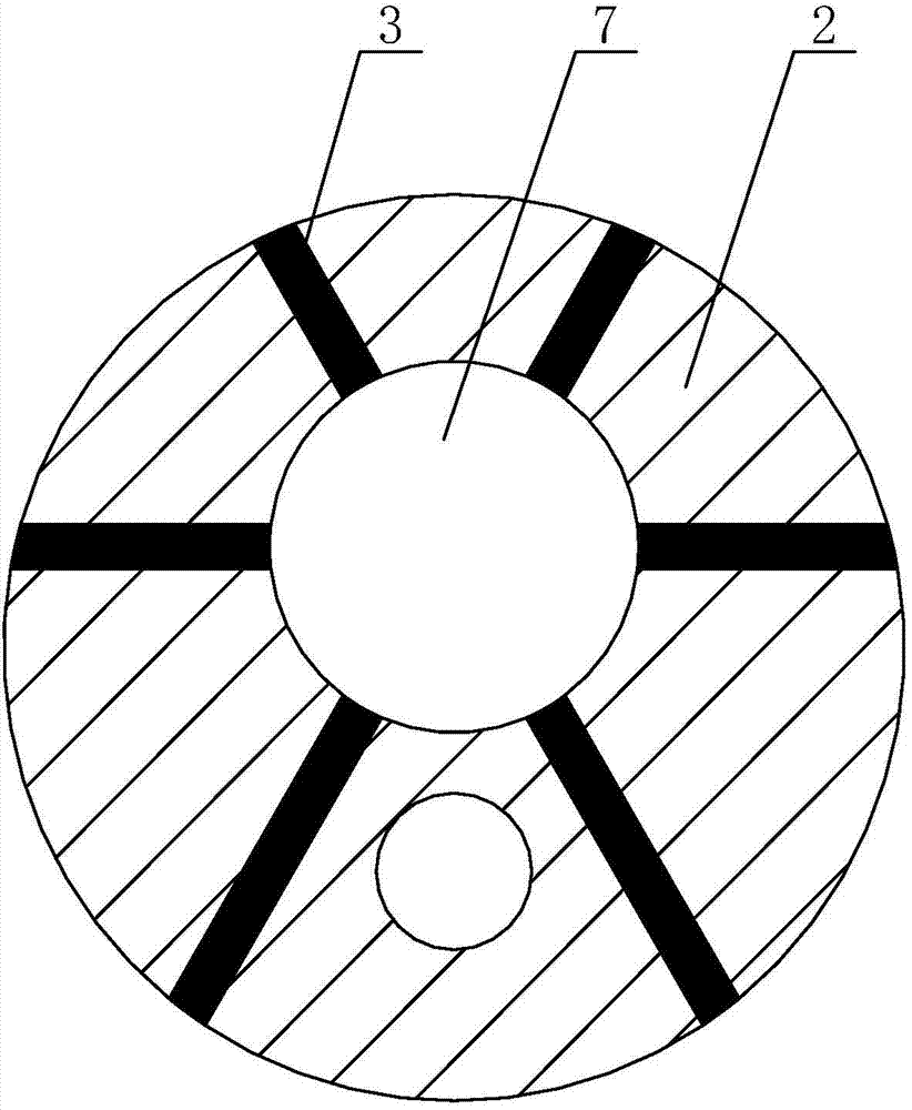 Probe cabin sealing structure of trenchless guide drill