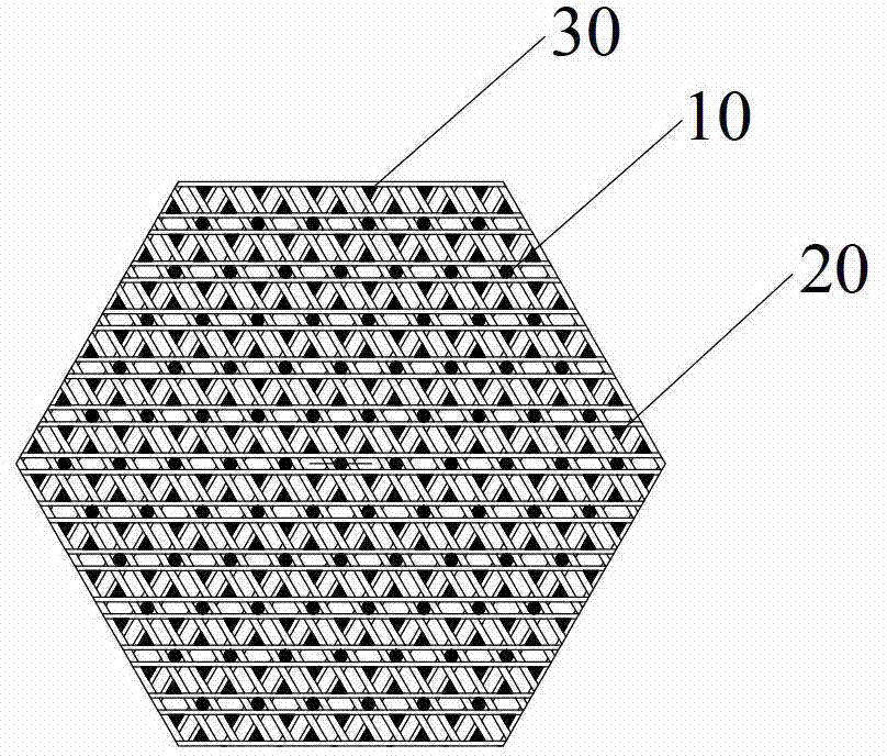 Method for preparing longitudinally reinforced composite preform, and composite