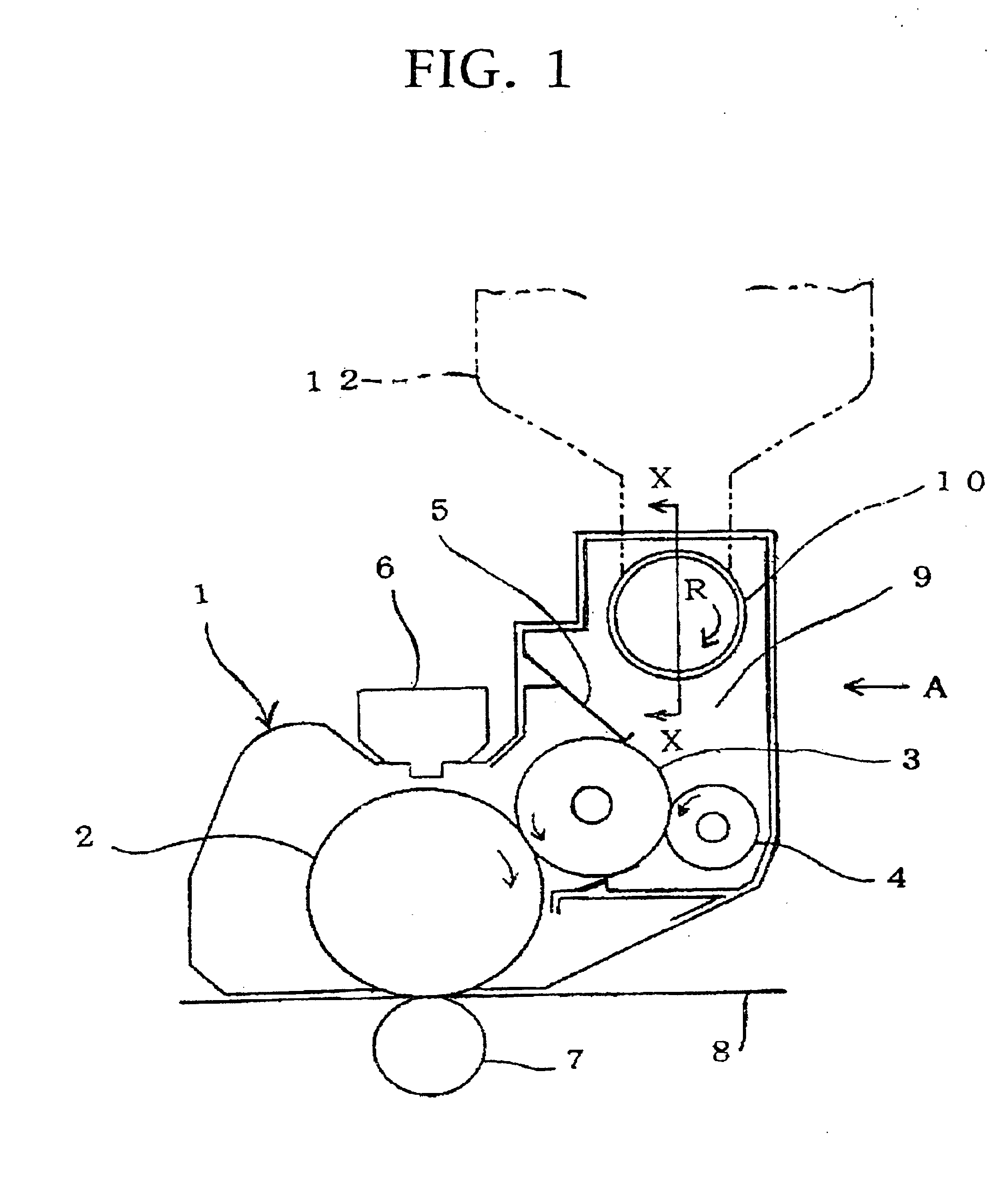 Toner-supplementing device and toner-agitating member