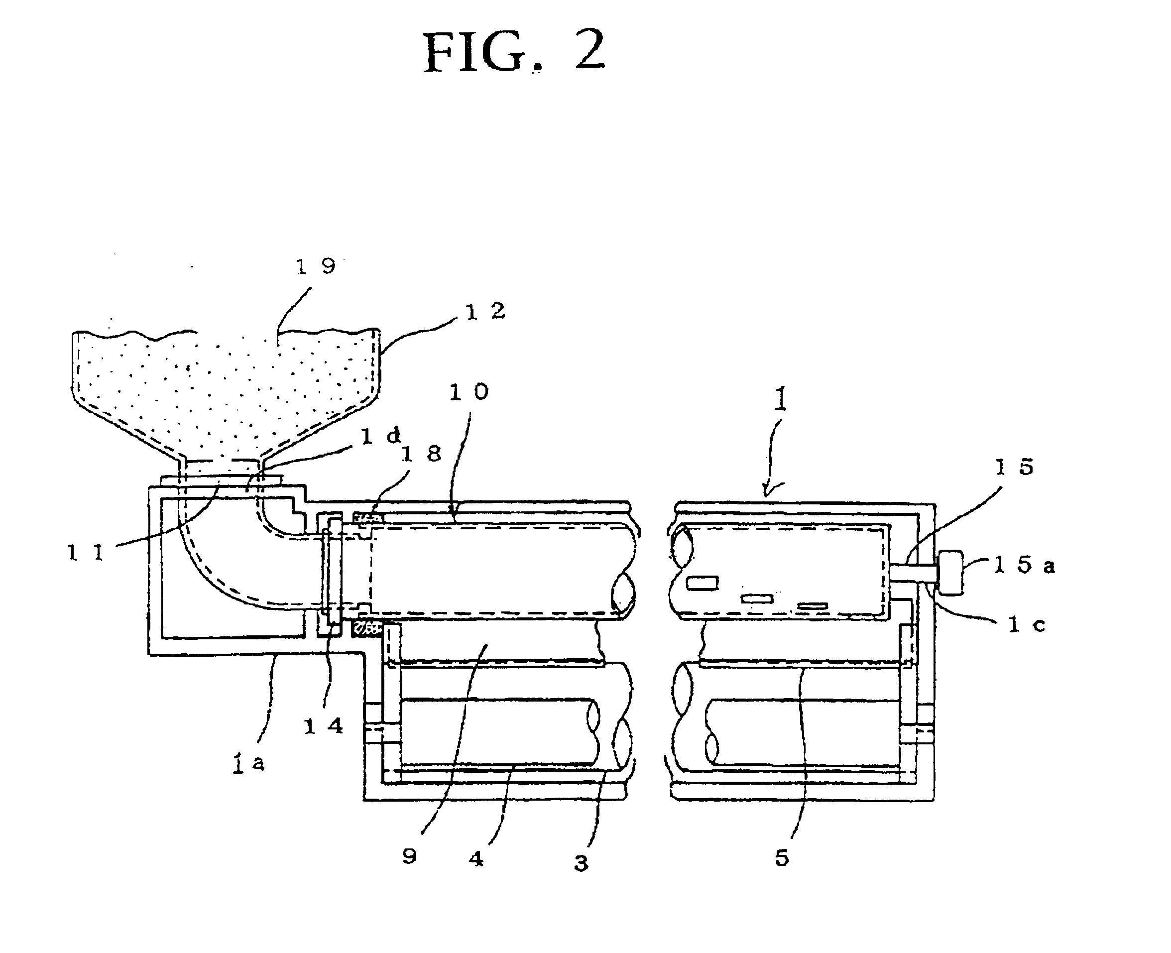 Toner-supplementing device and toner-agitating member