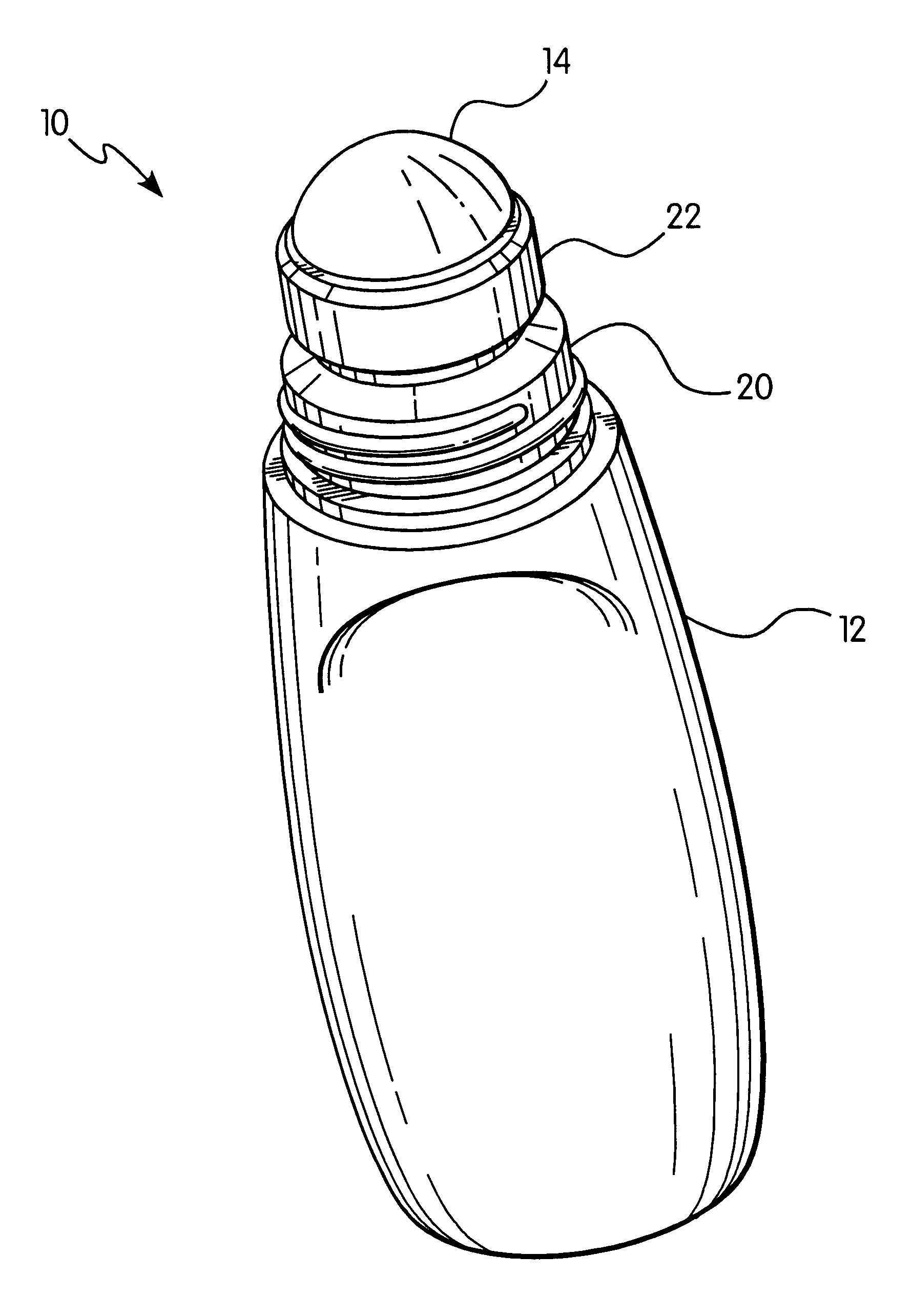 Roll-on body powder dispenser