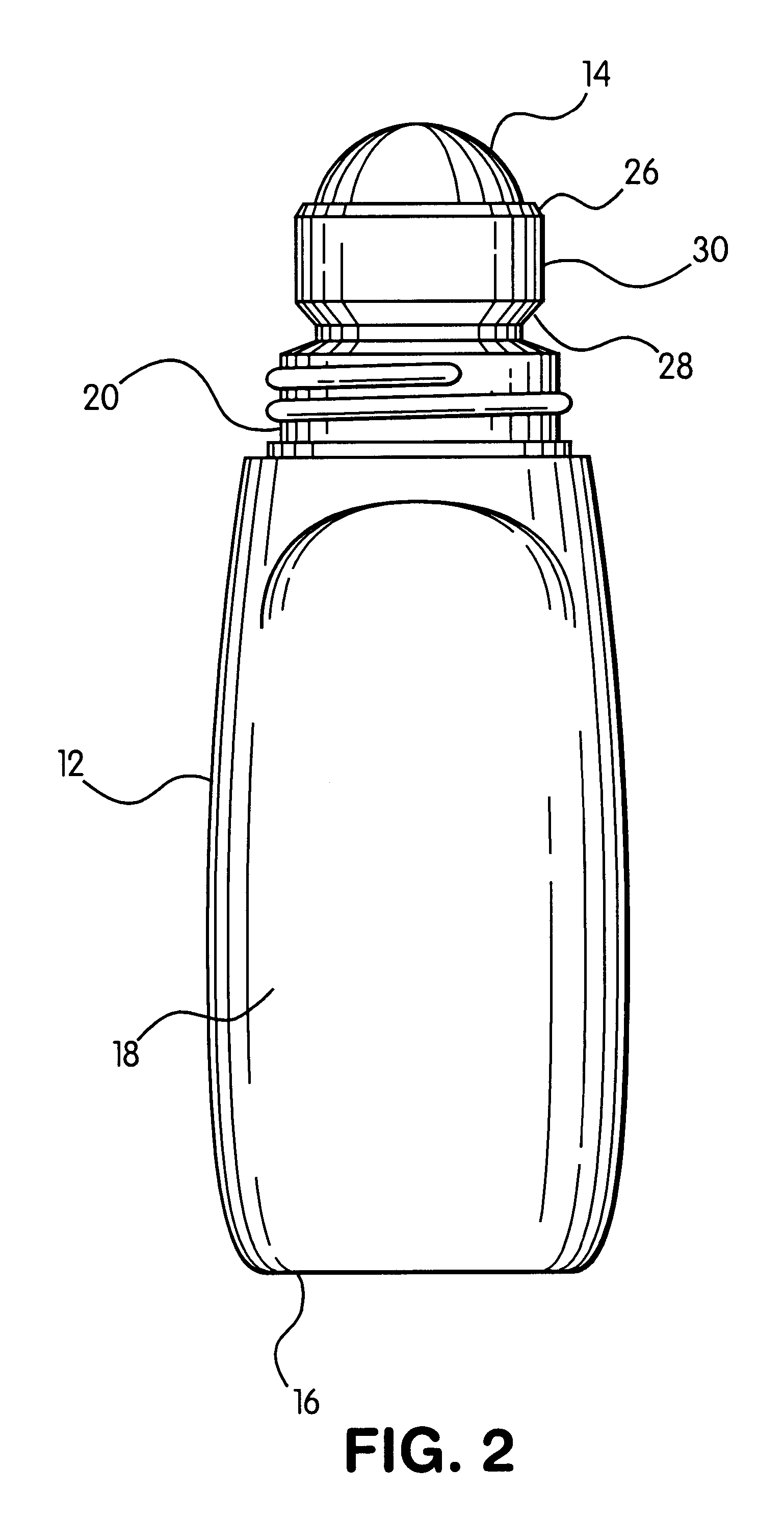 Roll-on body powder dispenser