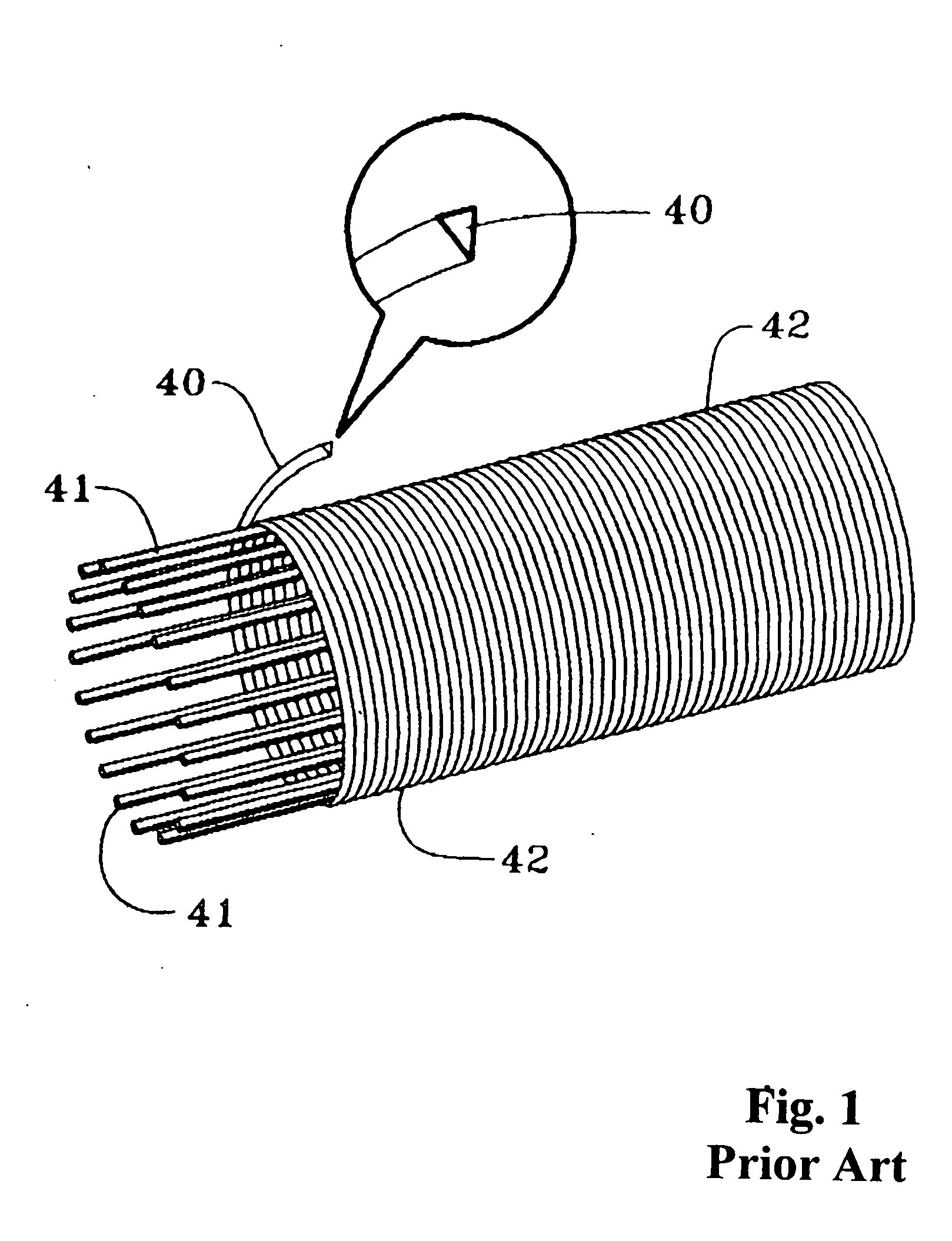 Concentric C-shaped filter and screen topology