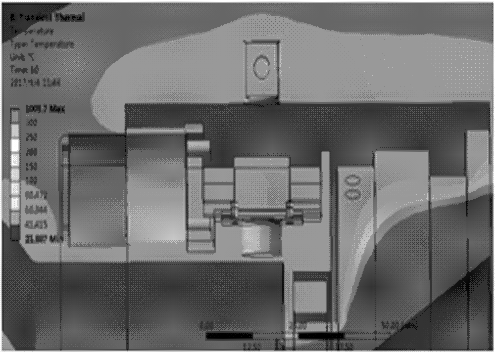 Heat-shielding structure of steering engine