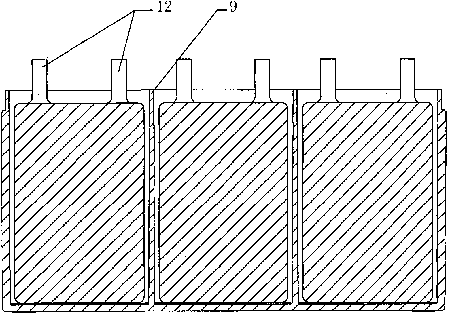 Connecting process of polar plate of lead acid batteries