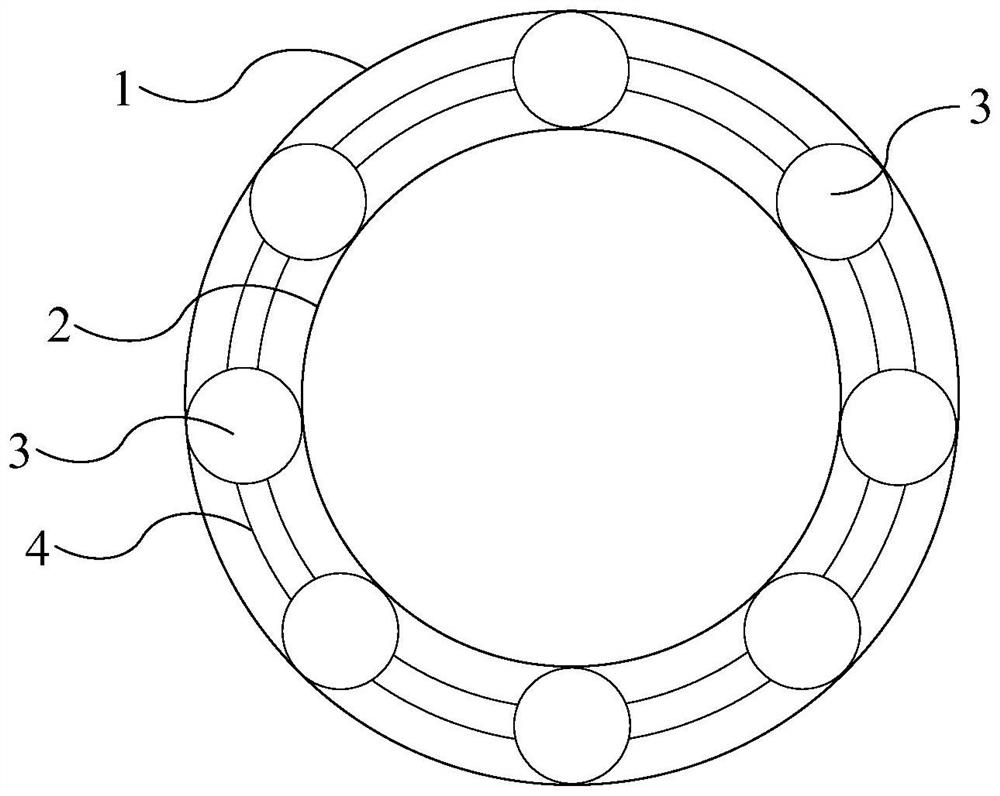 Flexible bearing for harmonic reducer and harmonic reducer