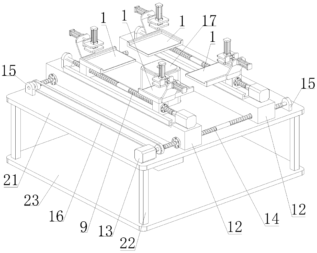 Bracket mechanism for testing flexible material