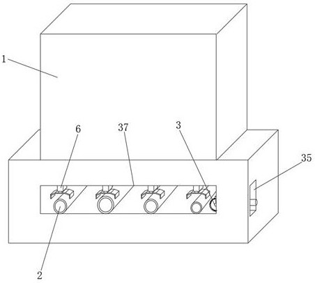 An automatic processing and forming device for welding grooves of welded elbows