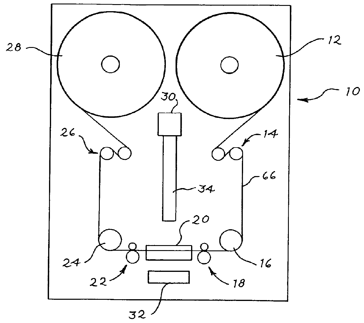 Method and apparatus for continuous motion film scanning