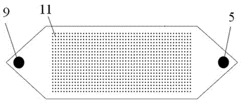 High-density array chip device used for digital nucleic acid amplification