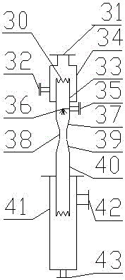 A multi-stage countercurrent absorption process method and system for acid gas