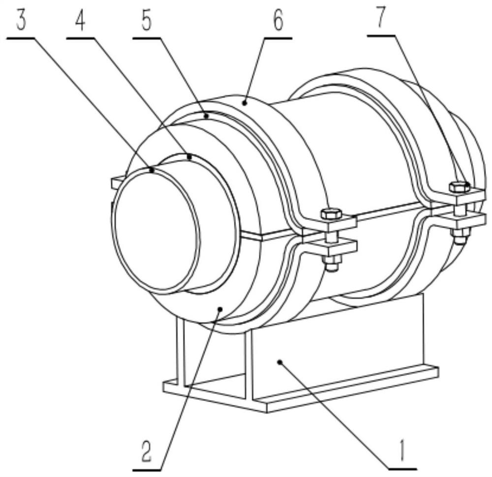 High-strength heat-insulation pipe shell and preparation method