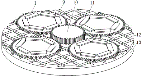 Double-surface grinding and double-surface polishing high-efficiency ultraprecise processing method for large-sized A-directional sapphire mobile phone screen